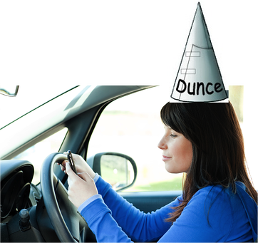 The dangers of texting and driving